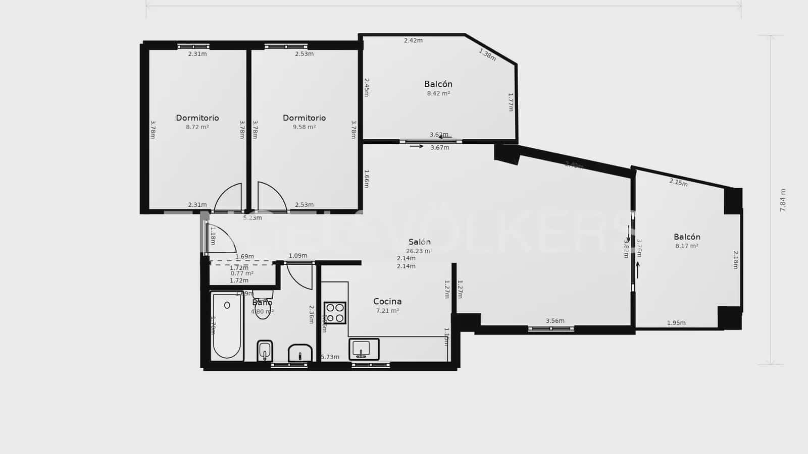 2 bedroom Penthouse for sale in Peniscola with pool garage - € 225,000 (Ref: 10163305)