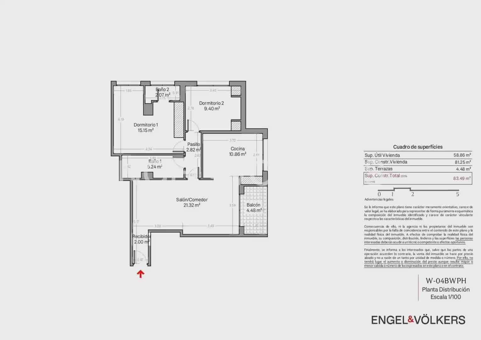 Piso de 2 habitaciones en València ciudad en venta con garaje - 420.000 € (Ref: 10168783)