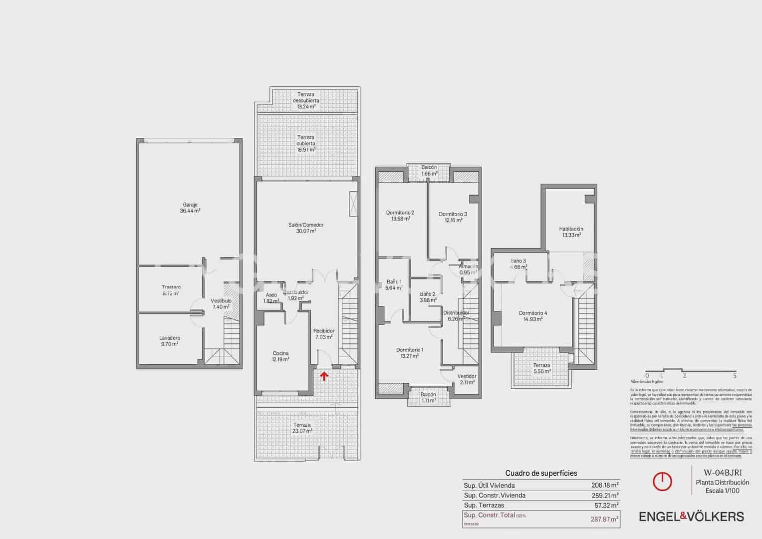 7 soverom Rekkehus til salgs i Alboraya / Alboraia med garasje - € 1 200 000 (Ref: 10180849)