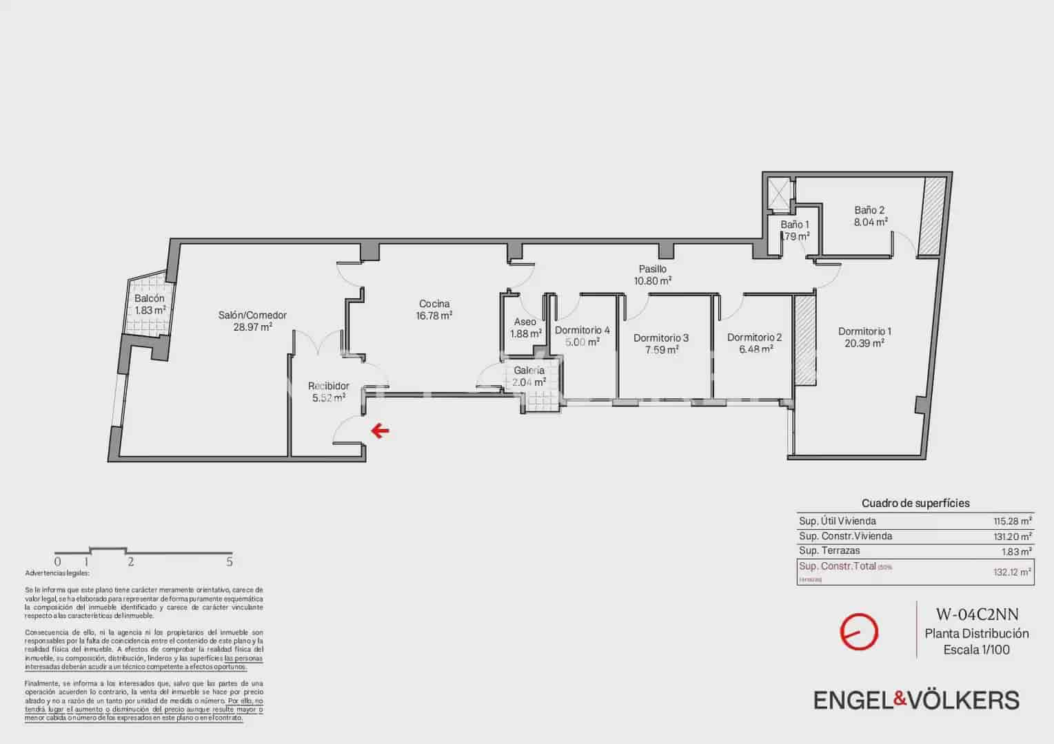 5 quarto Apartamento para venda em Valencia cidade com garagem - 600 000 € (Ref: 10183763)