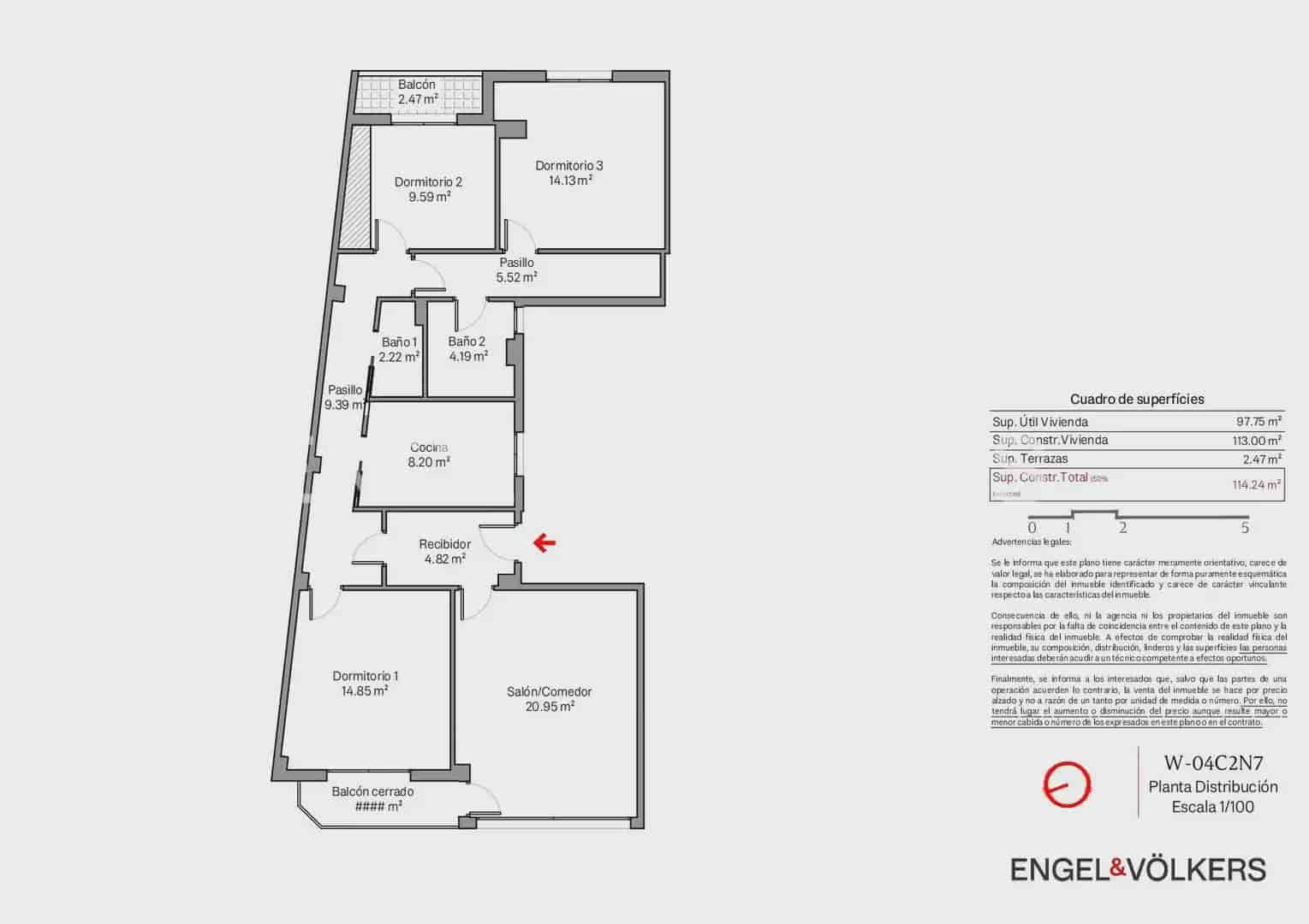 4 slaapkamer Flat te koop in Valencia stad met garage - € 500.000 (Ref: 10183764)