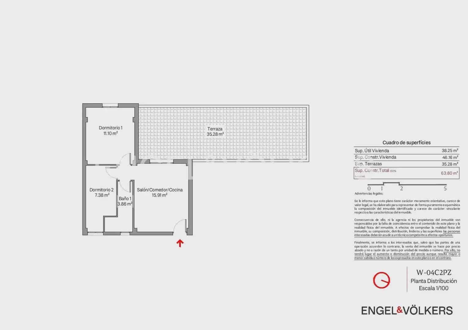 2 sypialnia Penthouse na sprzedaż w Miasto Walencja - 235 000 € (Ref: 10183765)