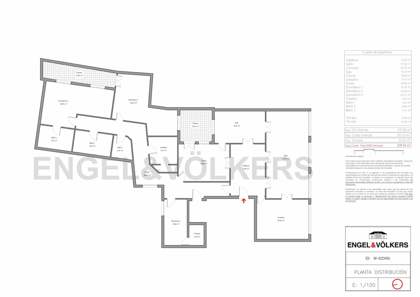 4 Zimmer Wohnung zu verkaufen in Valencia Stadt mit Garage - 1.650.000 € (Ref: 8234719)