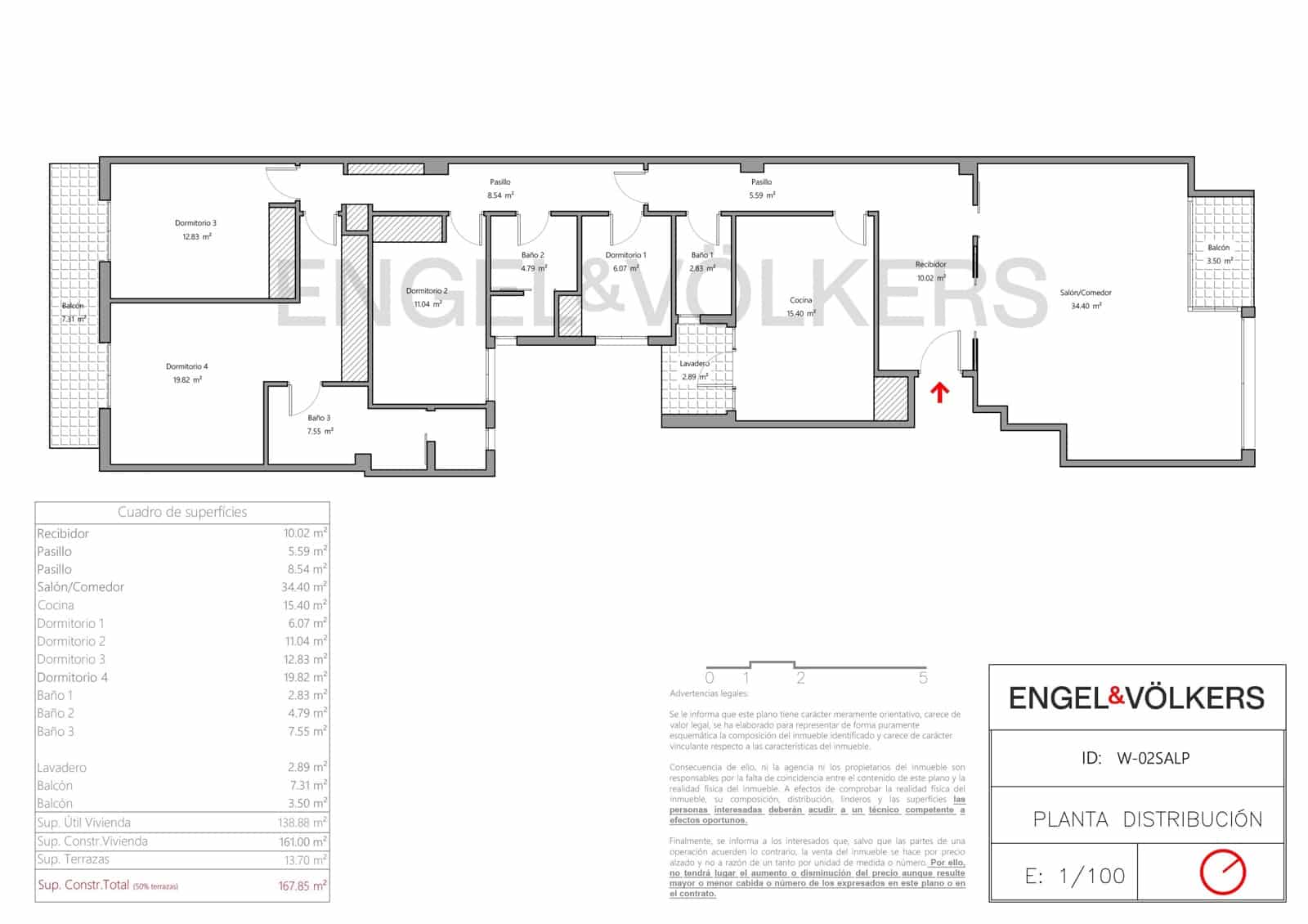 4 Zimmer Wohnung zu verkaufen in Valencia Stadt mit Garage - 695.000 € (Ref: 8234823)