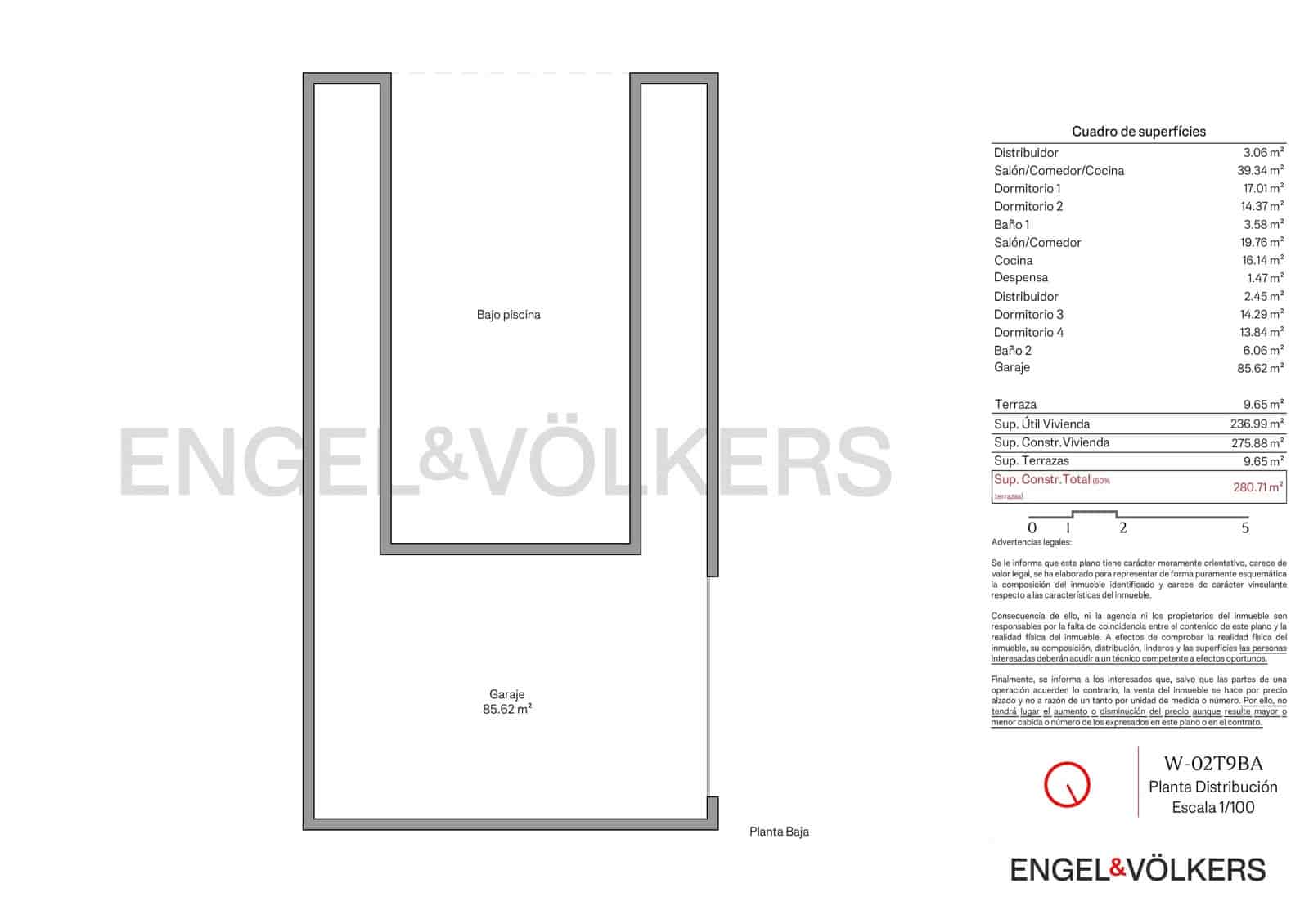 4 bedroom Semi-detached Villa for sale in Alberic with pool garage - € 355,000 (Ref: 8234976)