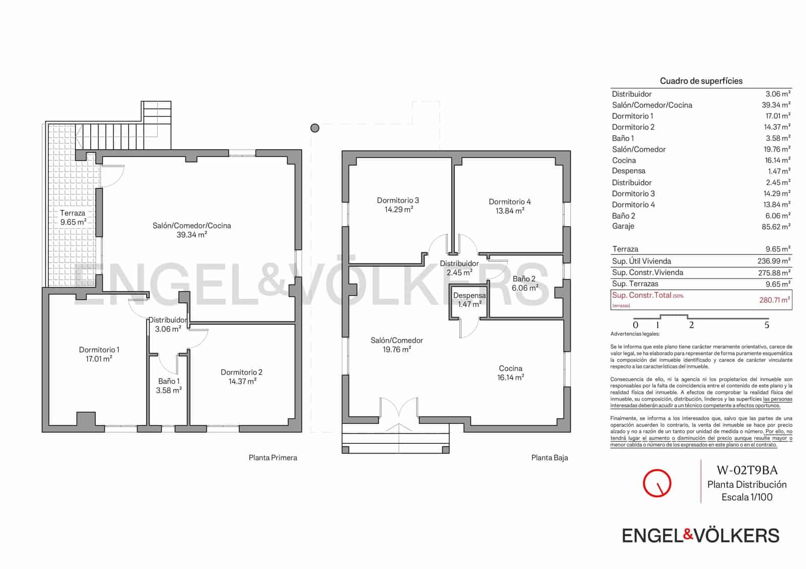 4 bedroom Semi-detached Villa for sale in Alberic with pool garage - € 355,000 (Ref: 8234976)