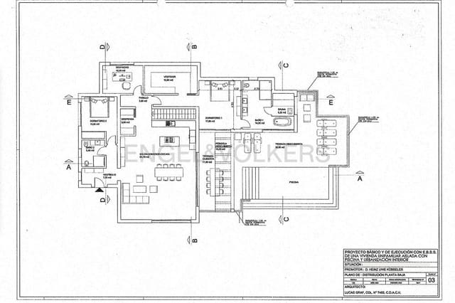 4 soverom Villa til salgs i Pedreguer med svømmebasseng garasje - € 1 395 000 (Ref: 8235370)