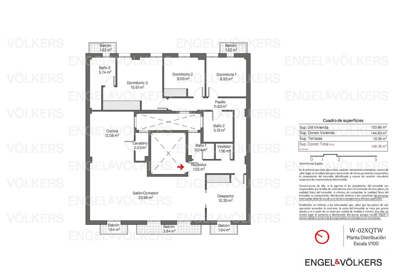 4 quarto Apartamento para venda em Valencia cidade - 775 000 € (Ref: 9079977)