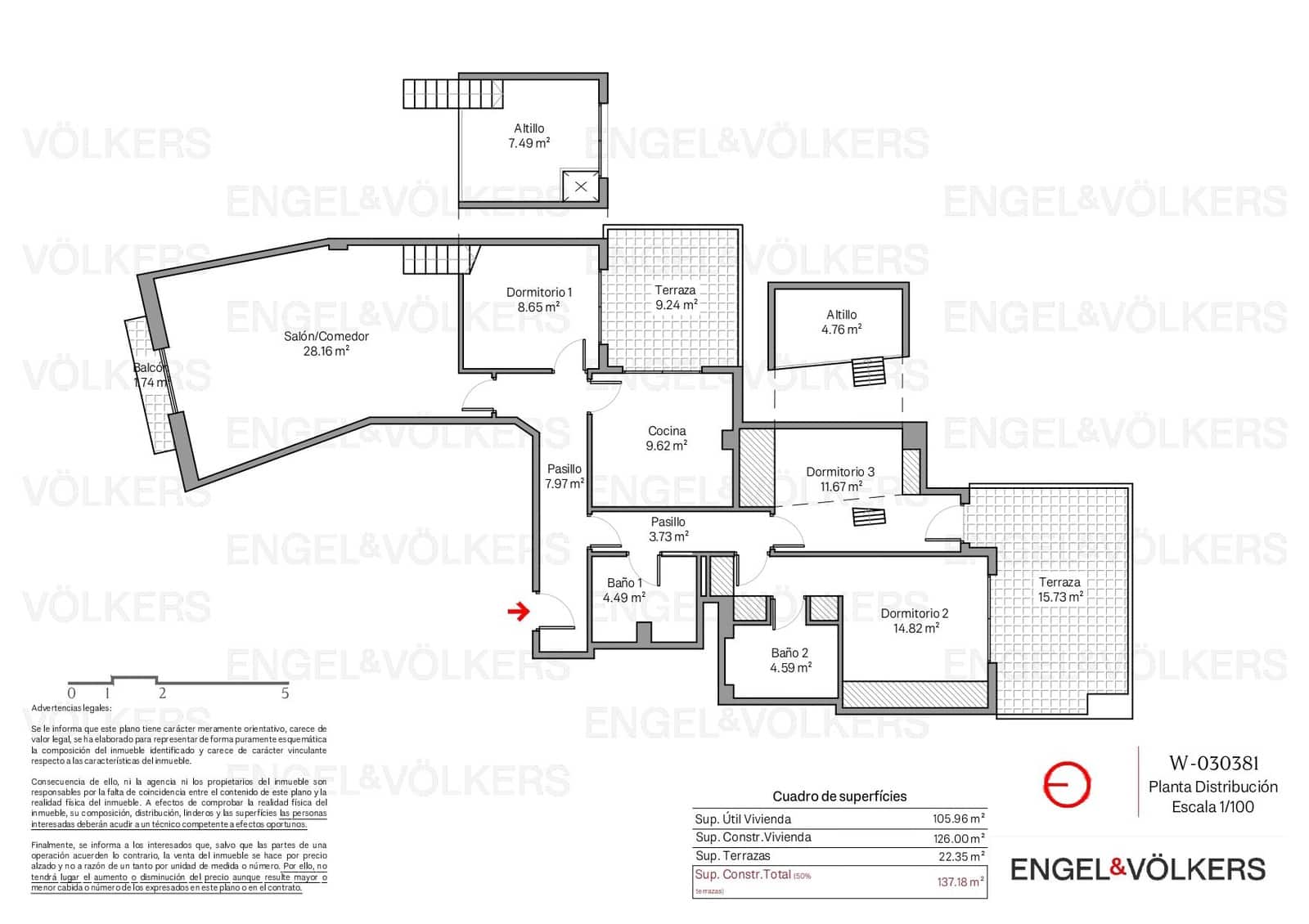 3 quarto Apartamento para venda em Valencia cidade - 650 000 € (Ref: 9080150)