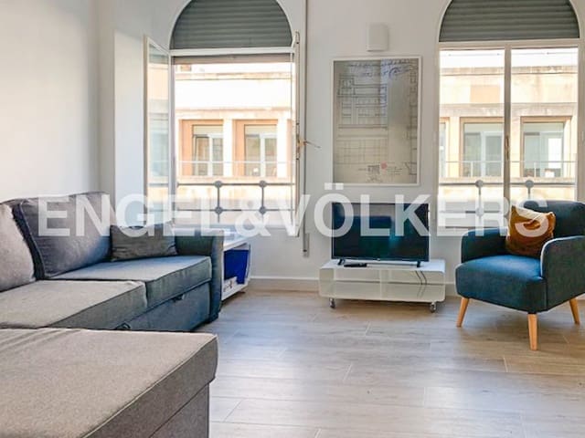 1 soveværelse Lejlighed til leje i Valencia by med garage - € 1.300 (Ref: 9080463)