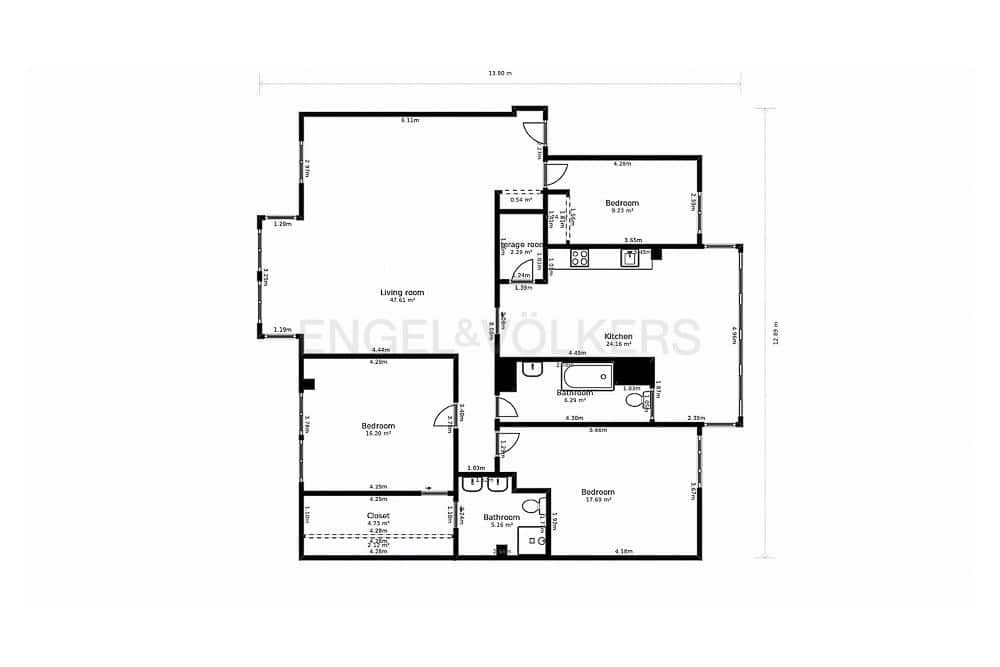 Apartamento de 3 habitaciones en Castelló de la Plana en venta - 350.000 € (Ref: 9080477)