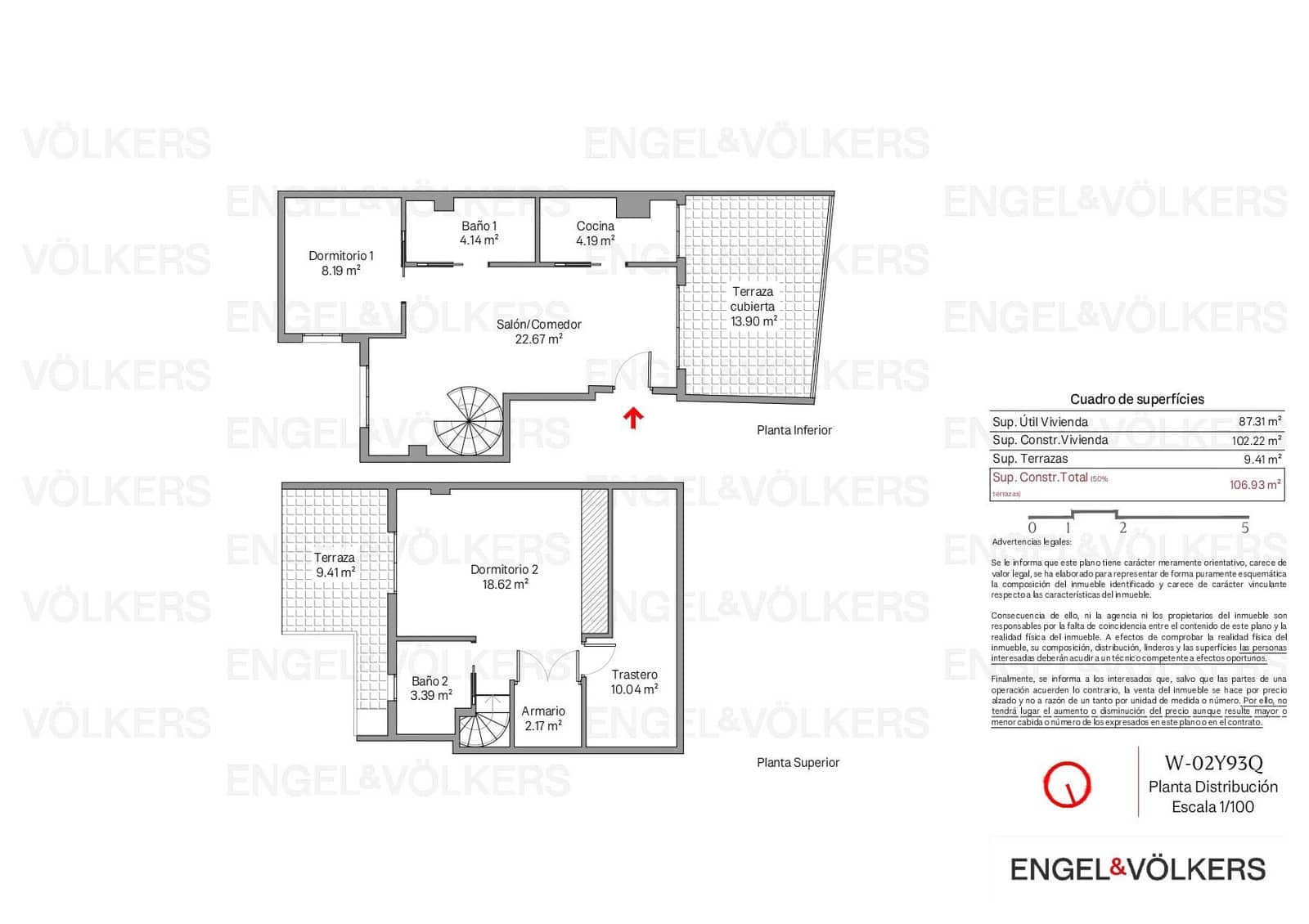 2 quarto Penthouse para venda em Valencia cidade - 465 000 € (Ref: 9080611)