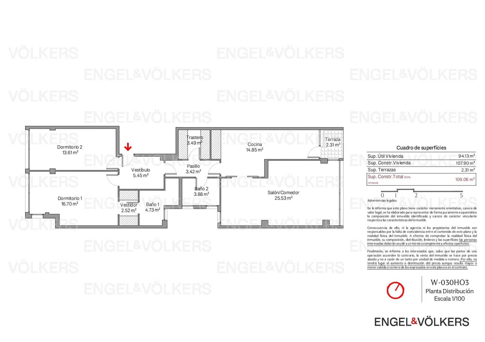 2 quarto Apartamento para venda em Valencia cidade - 540 000 € (Ref: 9086611)
