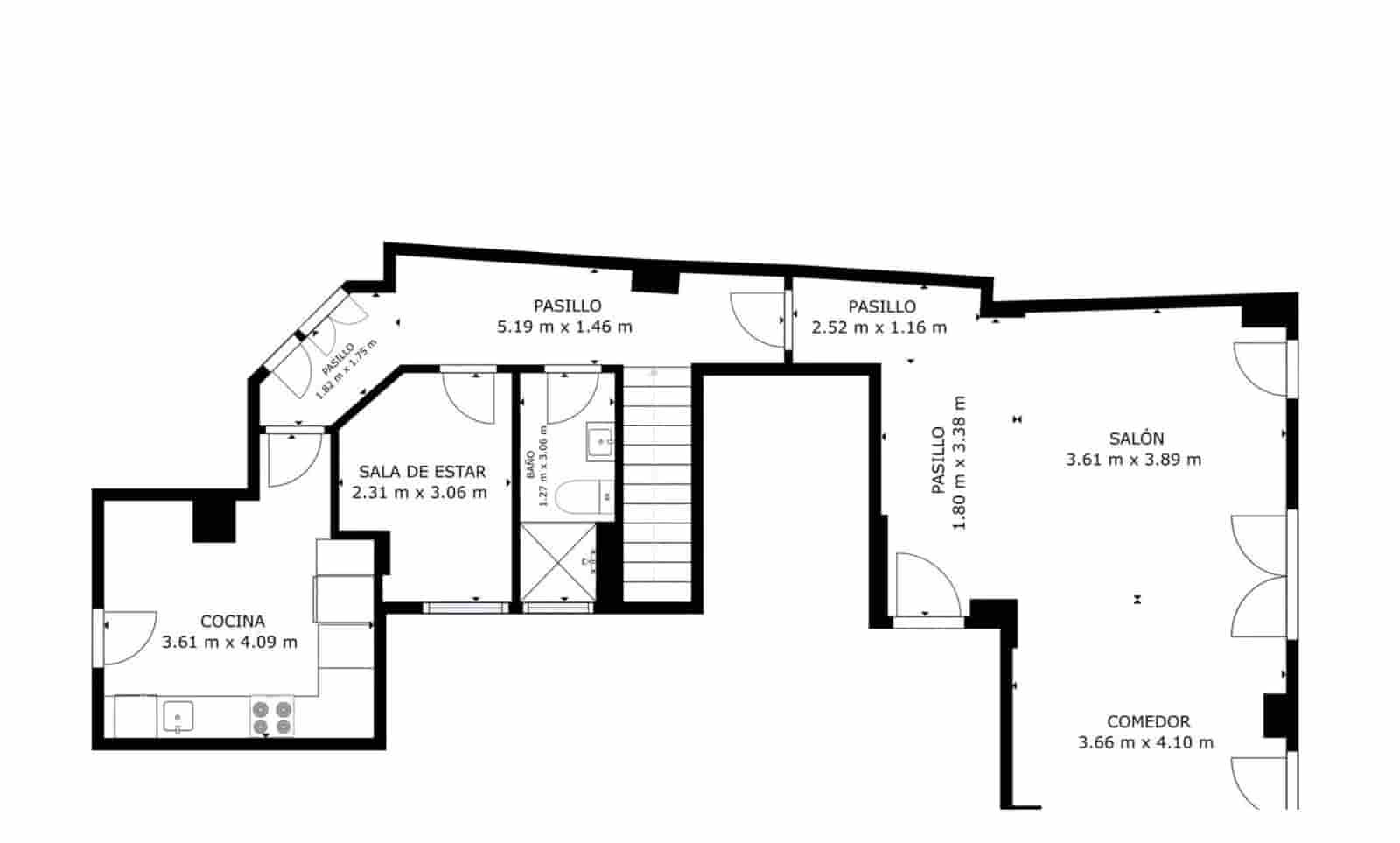 3 slaapkamer Flat te koop in Valencia stad met garage - € 795.000 (Ref: 9107780)