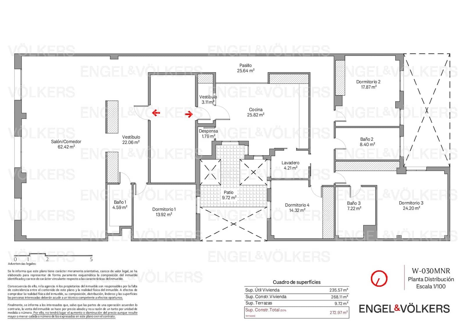 4 quarto Apartamento para venda em Valencia cidade - 1 495 000 € (Ref: 9108015)