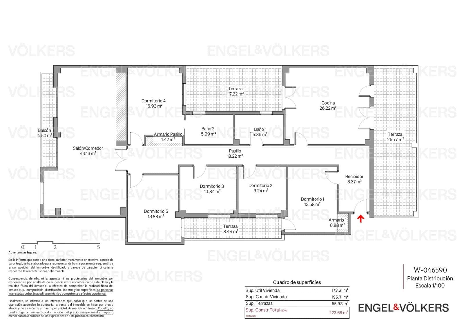 5 quarto Apartamento para venda em Valencia cidade - 650 000 € (Ref: 9184258)