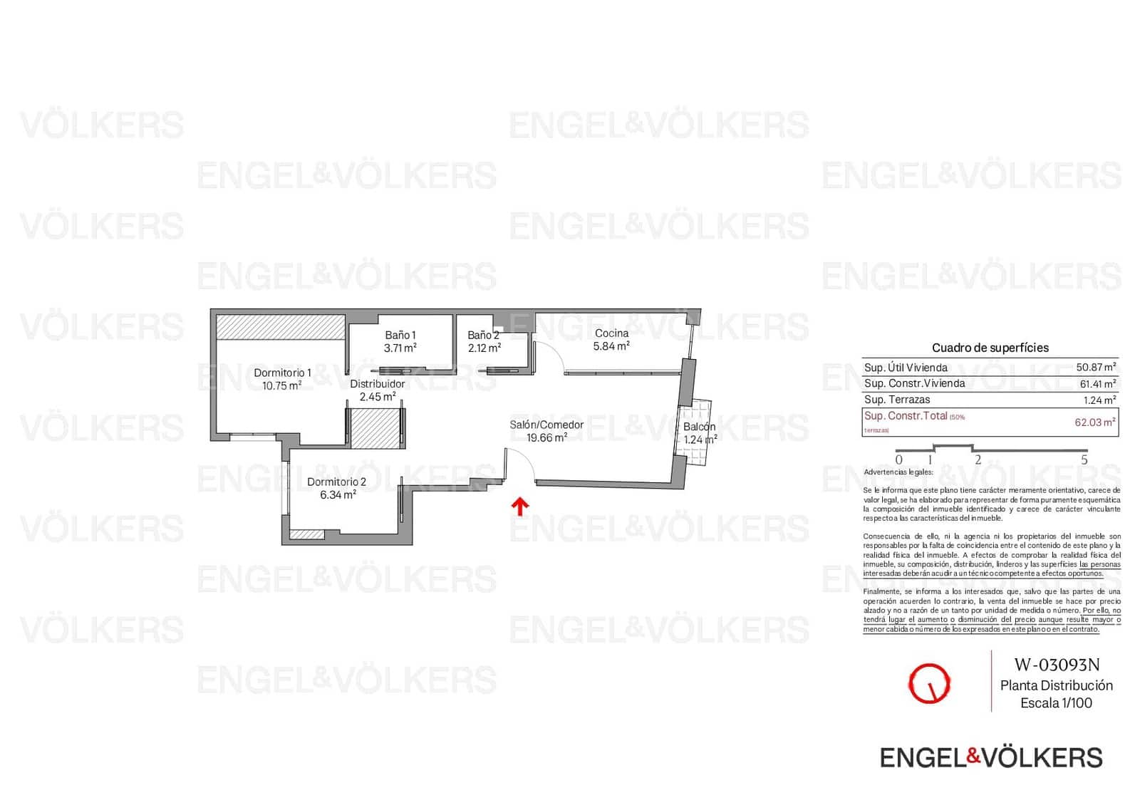 2 soveværelse Lejlighed til salg i Valencia by - € 395.000 (Ref: 9235678)