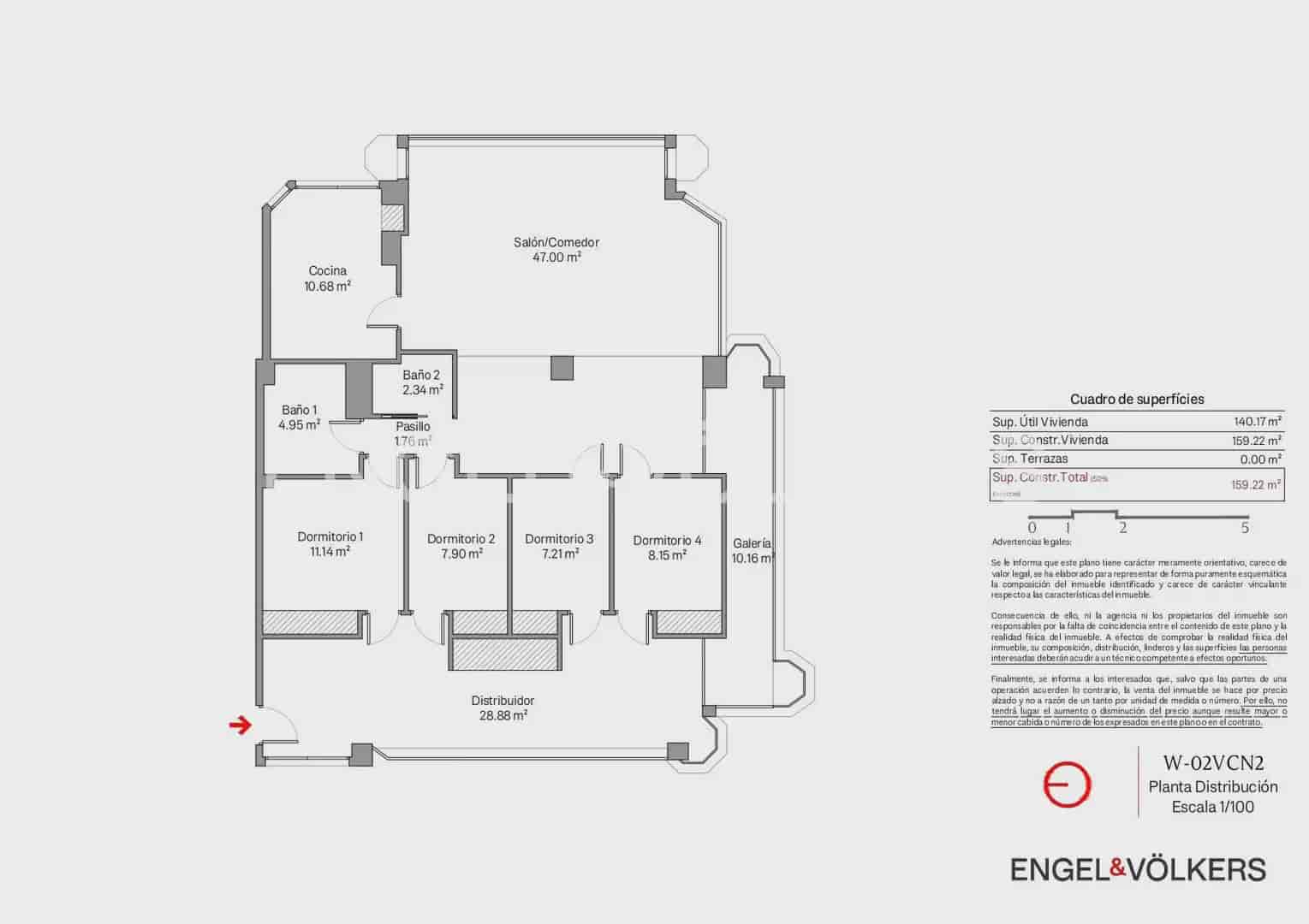4 sovrum Lägenhet till salu i Valencia stad med pool - 630 000 € (Ref: 9897494)
