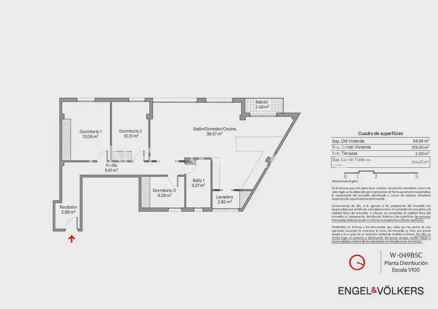 3 sovrum Lägenhet till salu i Valencia stad - 440 000 € (Ref: 9897499)