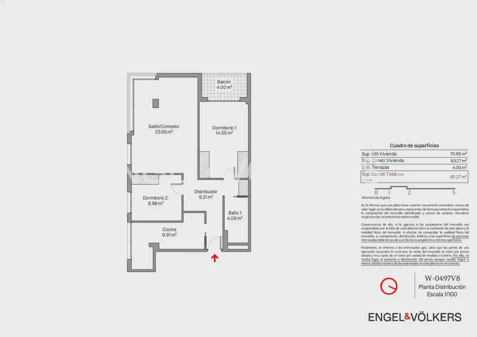 2 sovrum Lägenhet till salu i Valencia stad med garage - 355 000 € (Ref: 9897517)