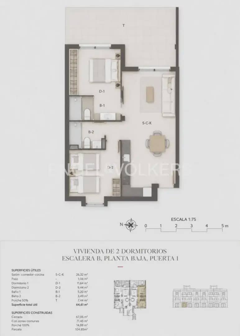 2 soveværelse Lejlighed til salg i Denia med swimmingpool garage - € 369.000 (Ref: 9897527)