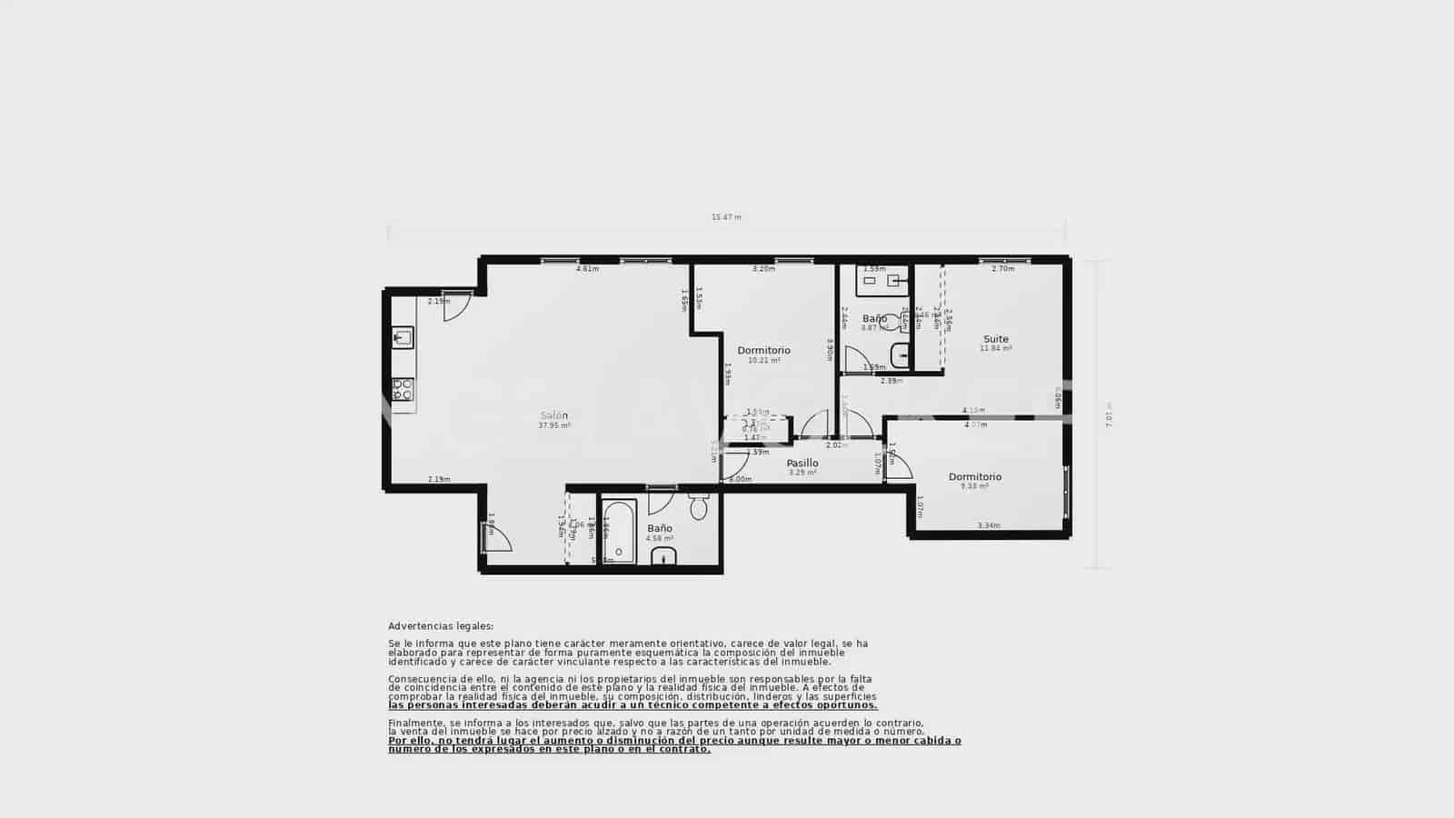 3 sovrum Lägenhet till salu i Valencia stad med pool garage - 475 000 € (Ref: 9897535)