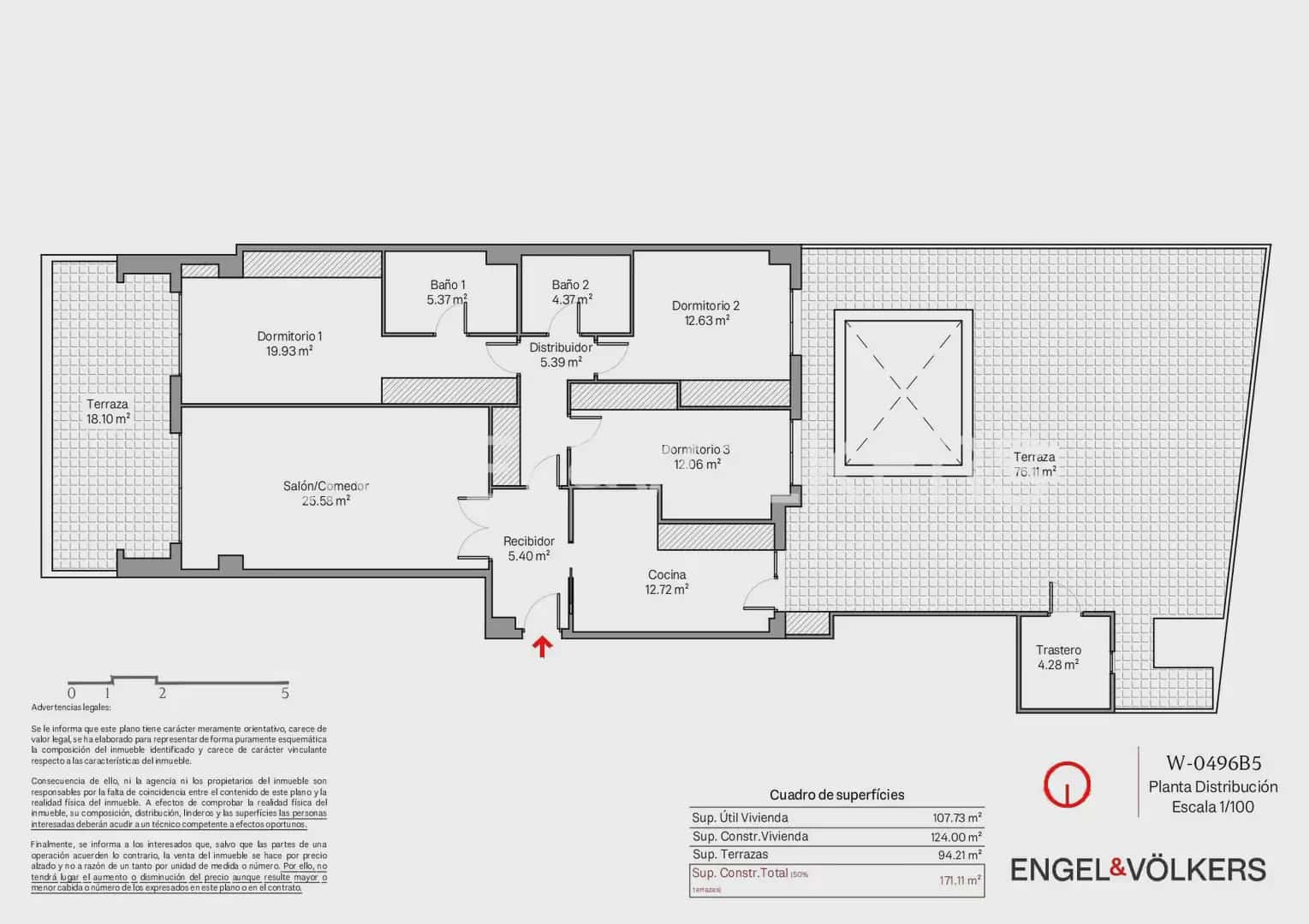 3 Zimmer Wohnung zu verkaufen in Valencia Stadt mit Garage - 635.000 € (Ref: 9897559)