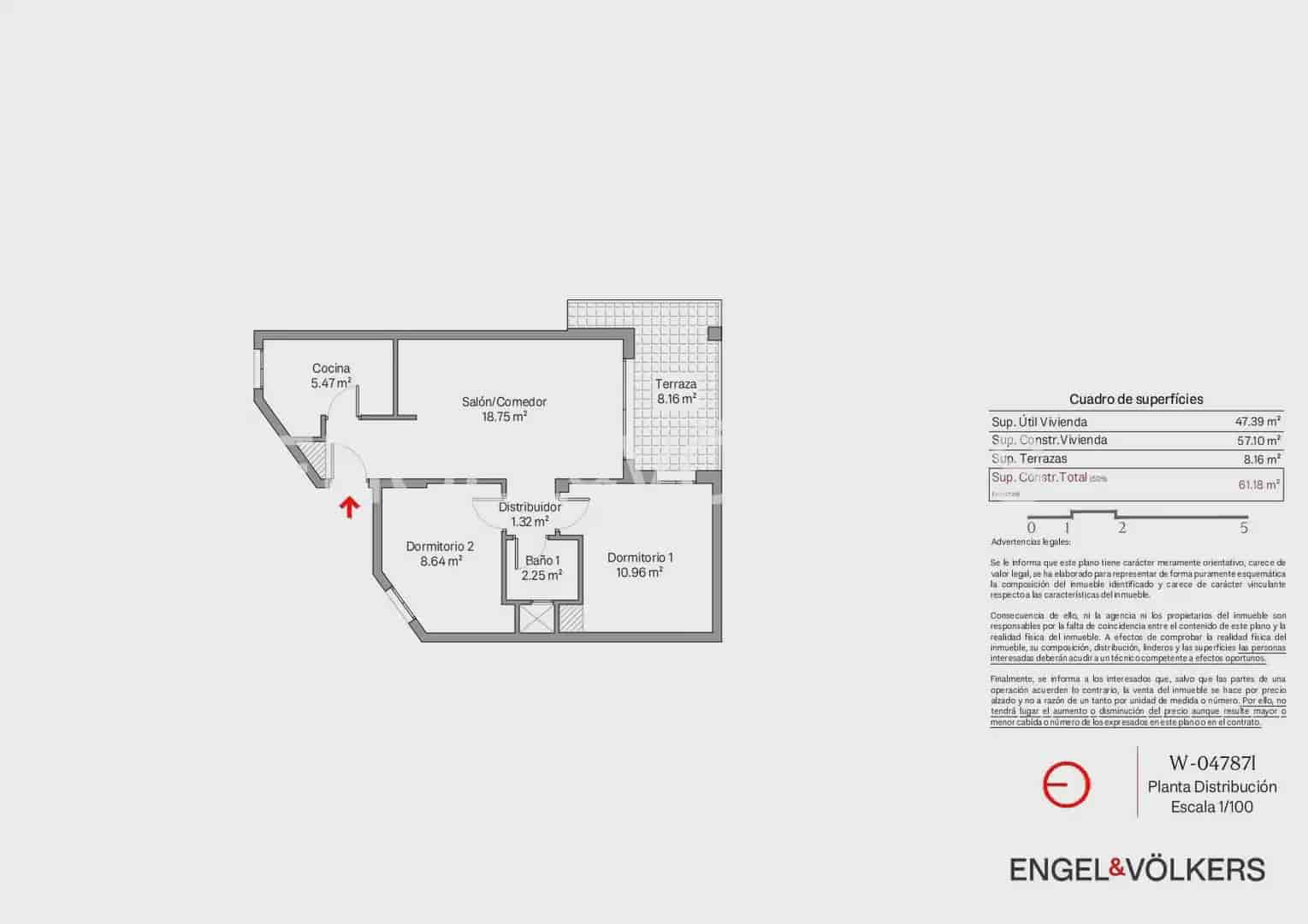 2 bedroom Flat for sale in Valencia city with garage - € 180,000 (Ref: 9897581)