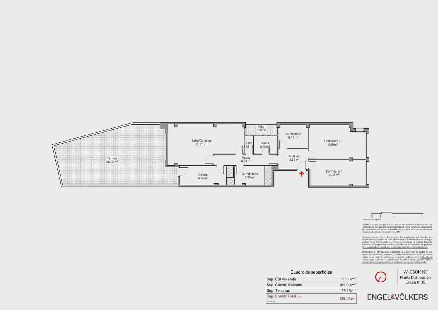 4 quarto Apartamento para venda em Valencia cidade - 540 000 € (Ref: 9897596)