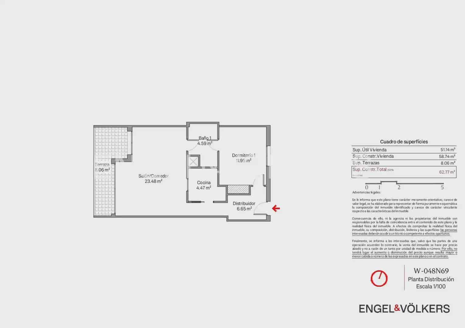 1 bedroom Flat for sale in Cullera with garage - € 210,000 (Ref: 9897601)