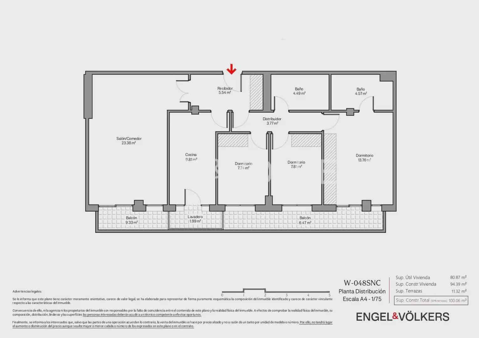 3 quarto Apartamento para venda em Valencia cidade - 540 000 € (Ref: 9897616)