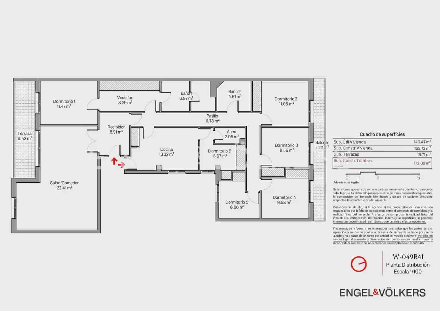 5 quarto Apartamento para venda em Valencia cidade com garagem - 620 000 € (Ref: 9897633)