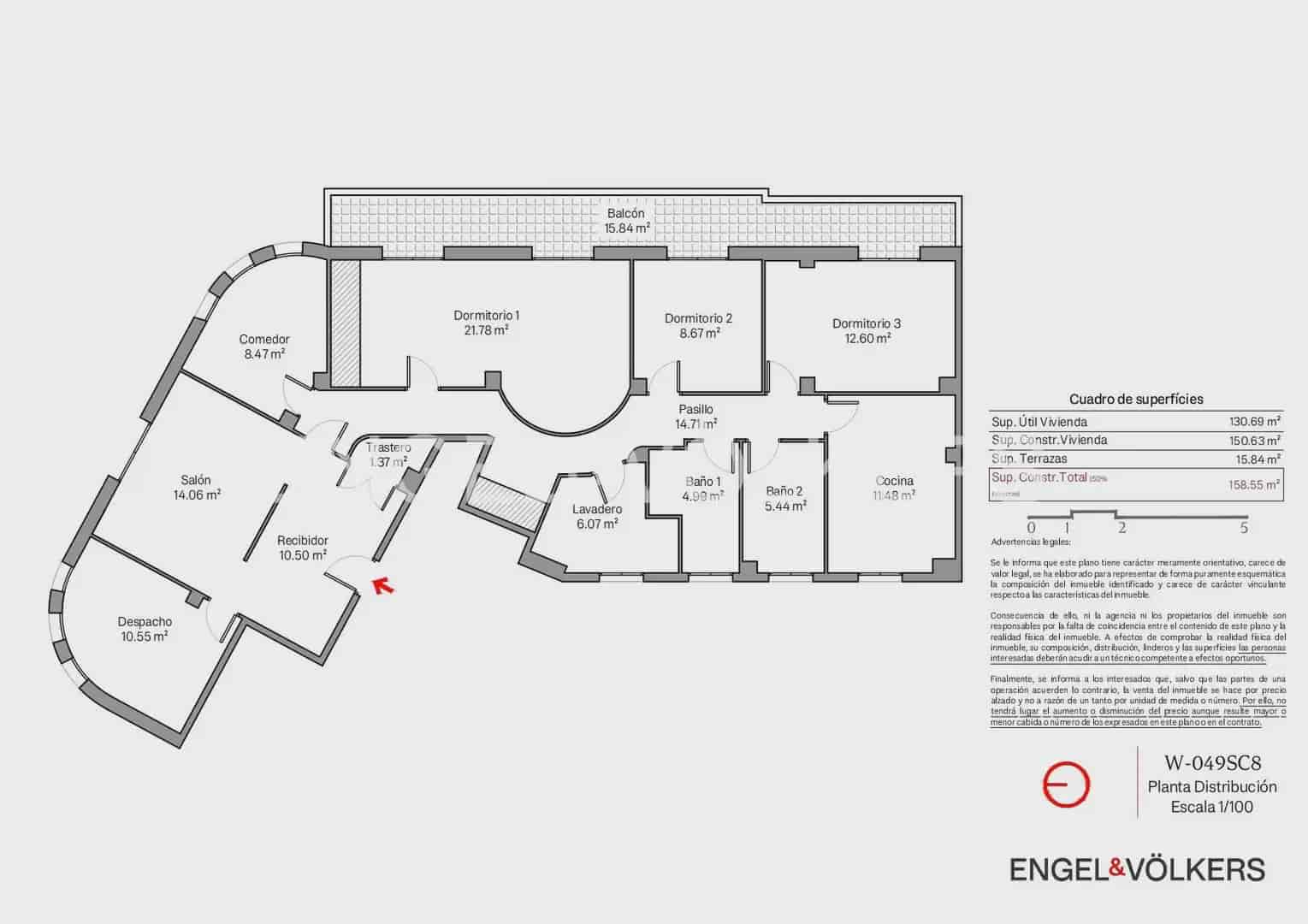 5 quarto Apartamento para venda em Valencia cidade - 580 000 € (Ref: 9897641)