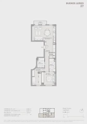 2 sovrum Lägenhet till salu i Russafa, Valencia stad med garage - 575 000 € (Ref: 9897645)