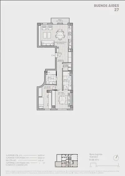 2 sovrum Lägenhet till salu i Valencia stad med garage - 550 000 € (Ref: 9897649)