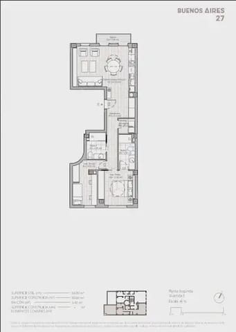 2 sovrum Lägenhet till salu i Russafa, Valencia stad med garage - 550 000 € (Ref: 9897649)