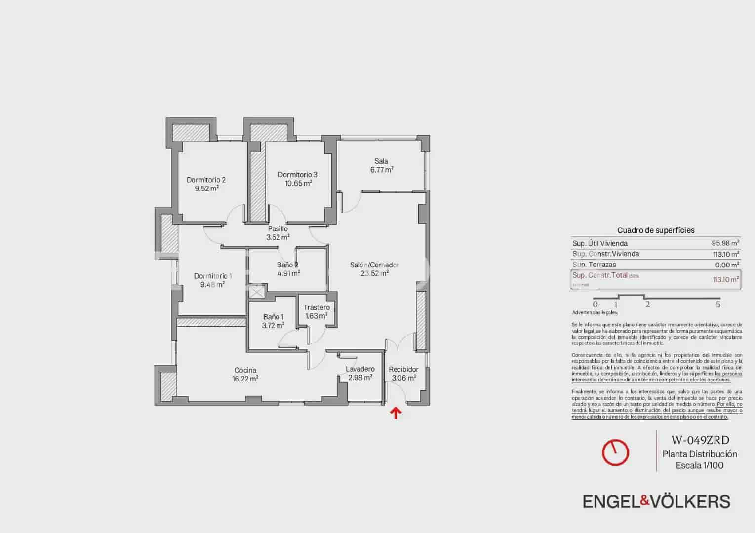 4 sypialnia Mieszkanie na sprzedaż w Miasto Walencja z garażem - 335 000 € (Ref: 9897653)