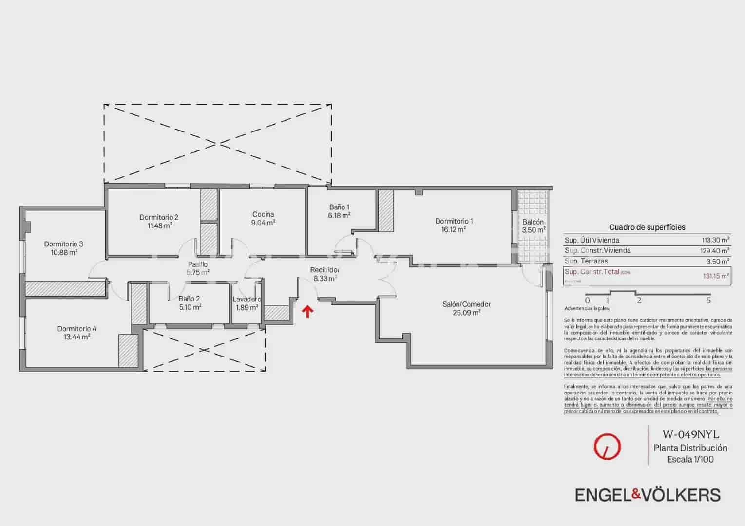 4 soveværelse Lejlighed til salg i Valencia by med garage - € 581.500 (Ref: 9897664)