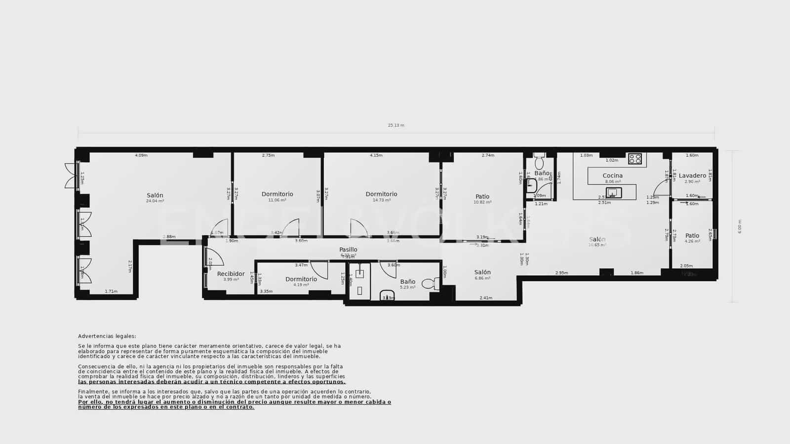 3 Zimmer Wohnung zu verkaufen in Valencia Stadt - 590.000 € (Ref: 9897700)