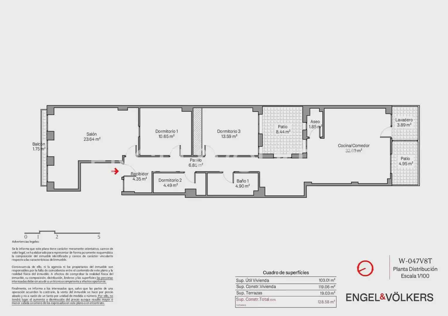 3 soverom Leilighet til salgs i Valencia by - € 550 000 (Ref: 9897700)