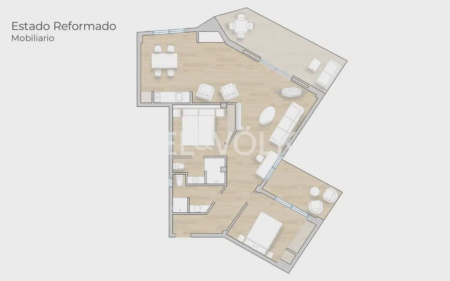 2 sypialnia Mieszkanie na sprzedaż w Javea / Xabia z garażem - 550 000 € (Ref: 9897713)