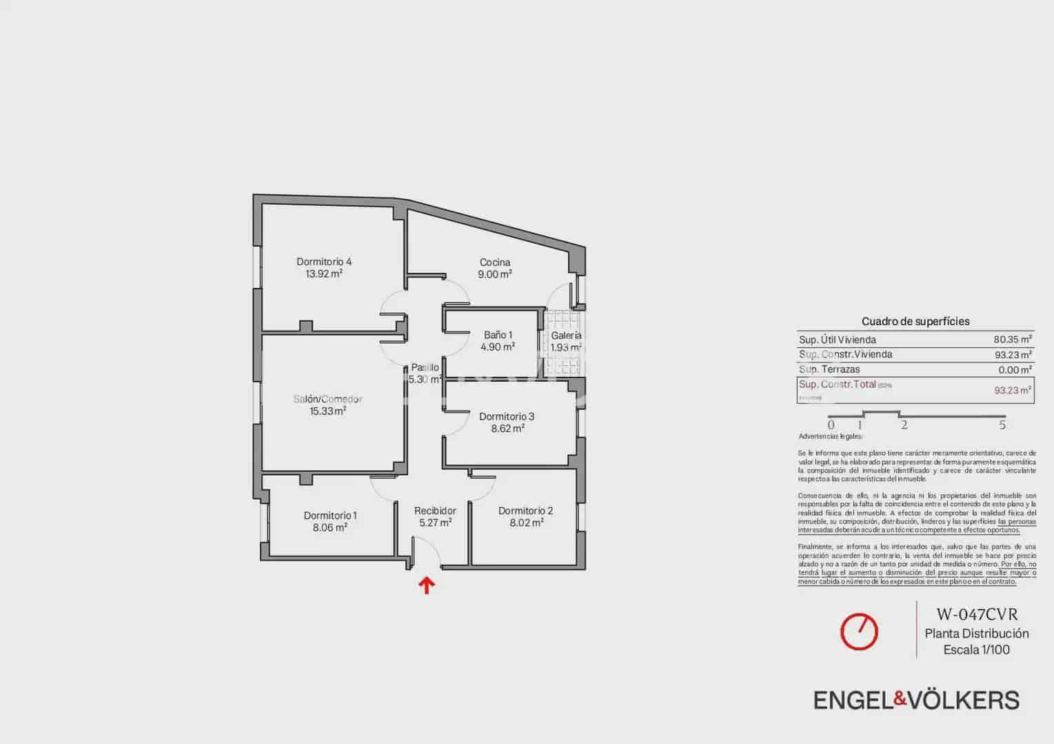 4 quarto Apartamento para venda em Valencia cidade - 350 000 € (Ref: 9897719)