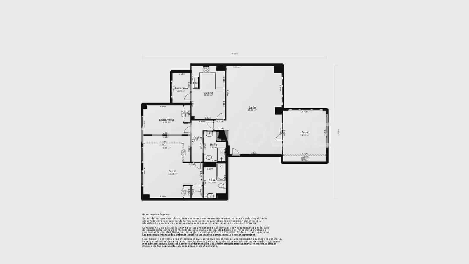 3 sovrum Lägenhet till salu i Valencia stad med pool garage - 590 000 € (Ref: 9897726)