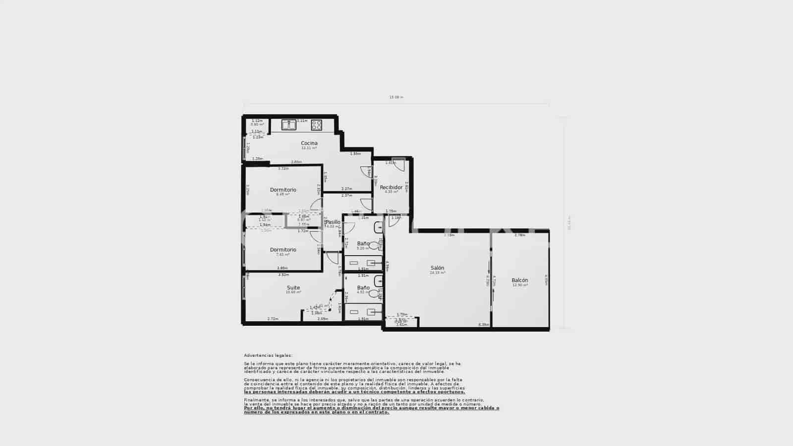 3 quarto Apartamento para venda em Valencia cidade com piscina garagem - 790 000 € (Ref: 9897748)