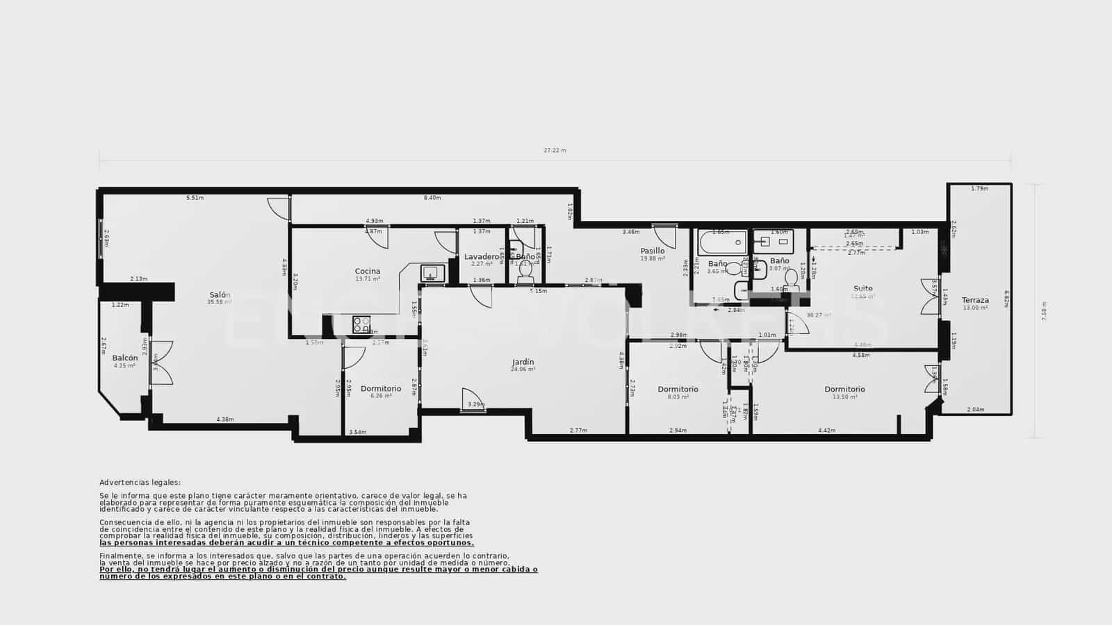 4 sovrum Lägenhet till salu i Valencia stad - 495 000 € (Ref: 9897752)