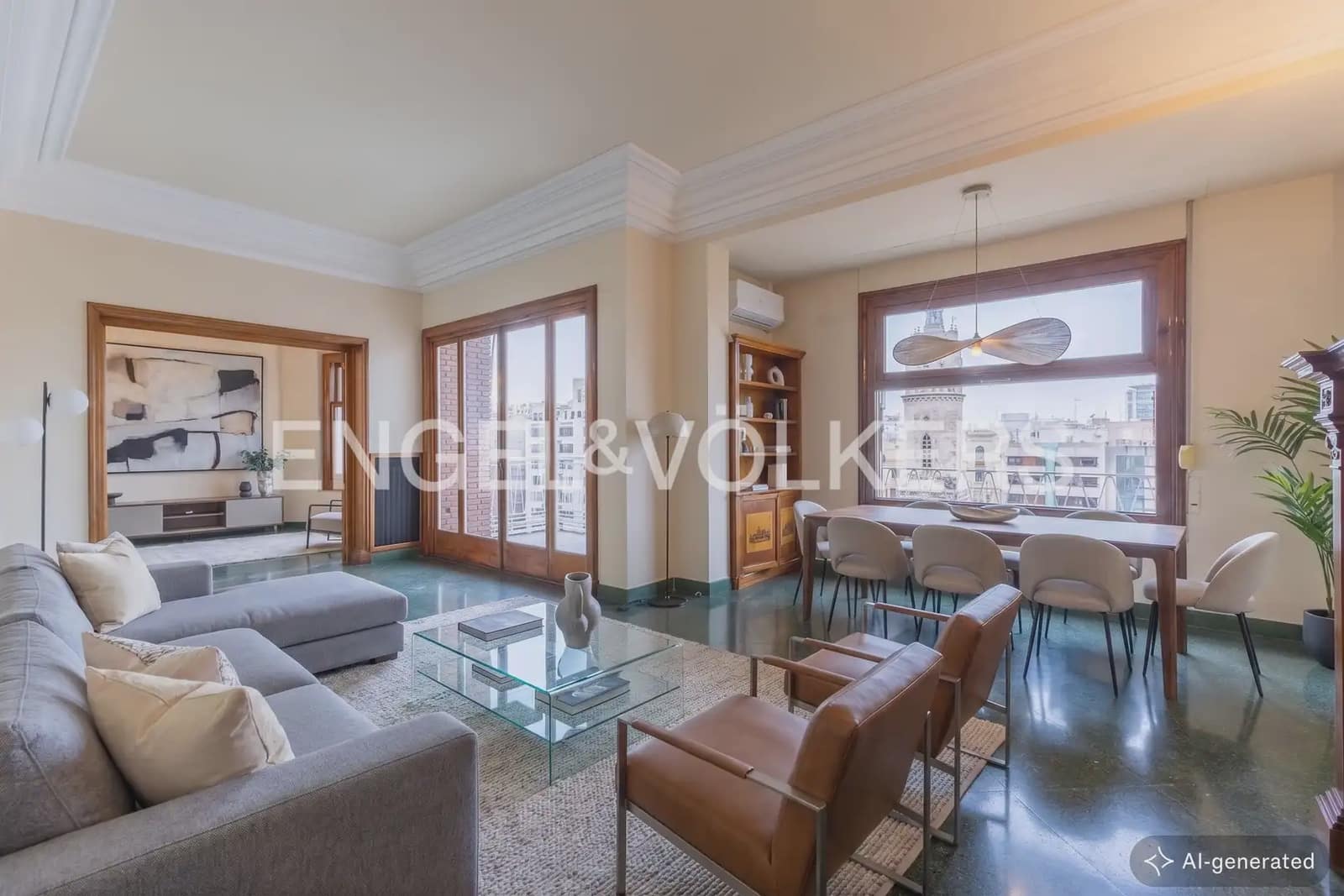 6 Zimmer Wohnung zu vermieten in Valencia Stadt - 4.300 € (Ref: 9897764)