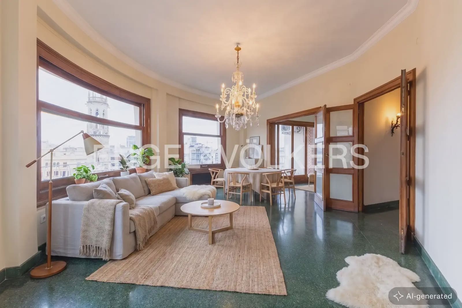 6 Zimmer Wohnung zu vermieten in Valencia Stadt - 4.300 € (Ref: 9897764)