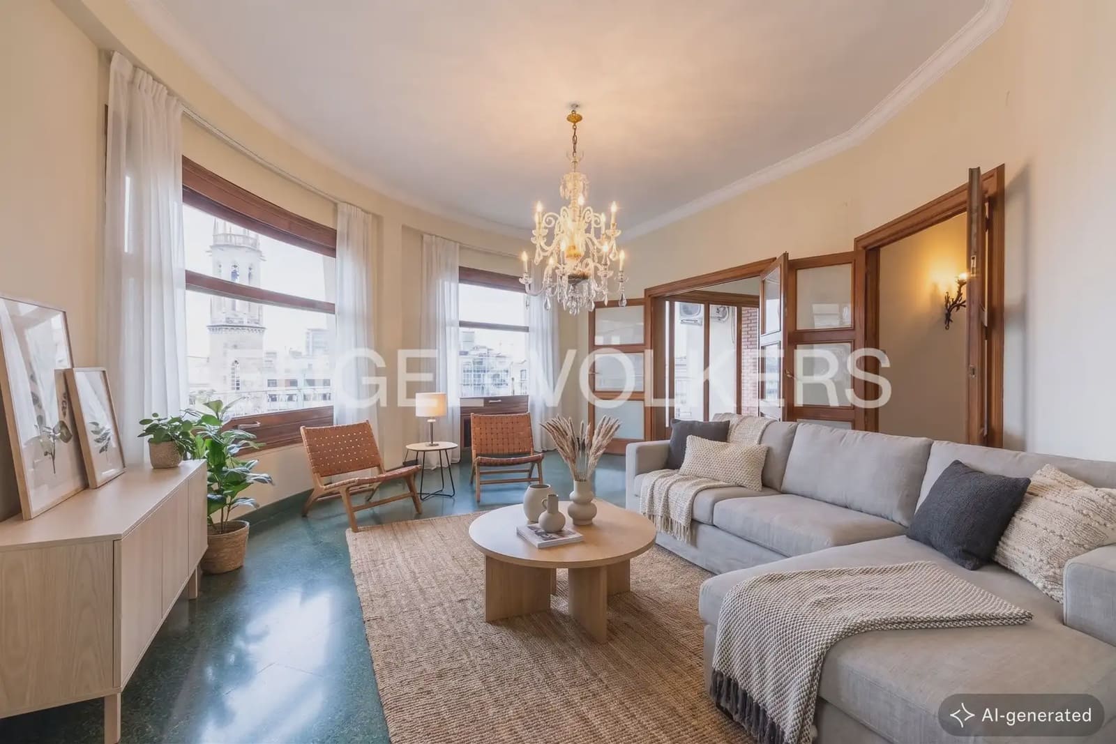 6 Zimmer Wohnung zu vermieten in Valencia Stadt - 4.300 € (Ref: 9897764)
