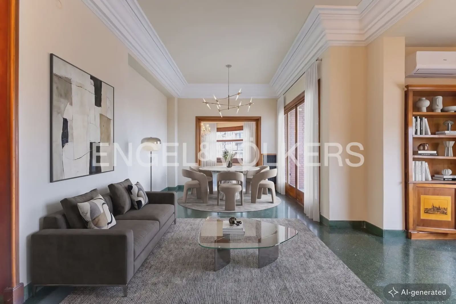 6 Zimmer Wohnung zu vermieten in Valencia Stadt - 4.300 € (Ref: 9897764)