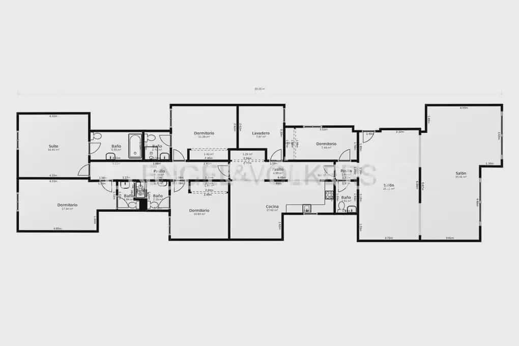 Piso de 5 habitaciones en València ciudad en venta - 1.275.000 € (Ref: 9897791)